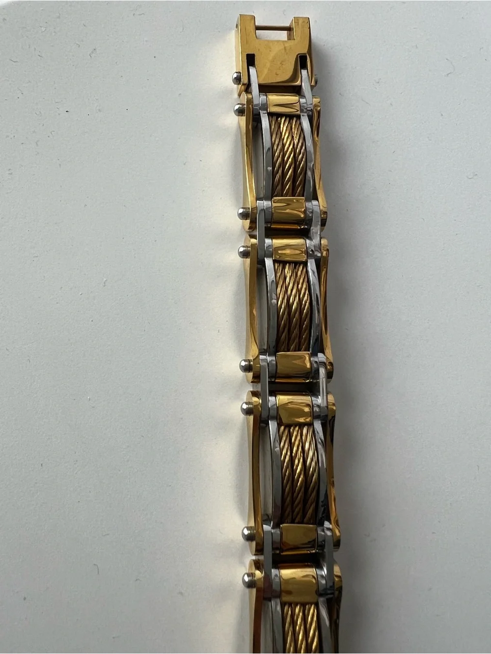Gold and Silver Women's Bracelet Watch Band - Unbranded